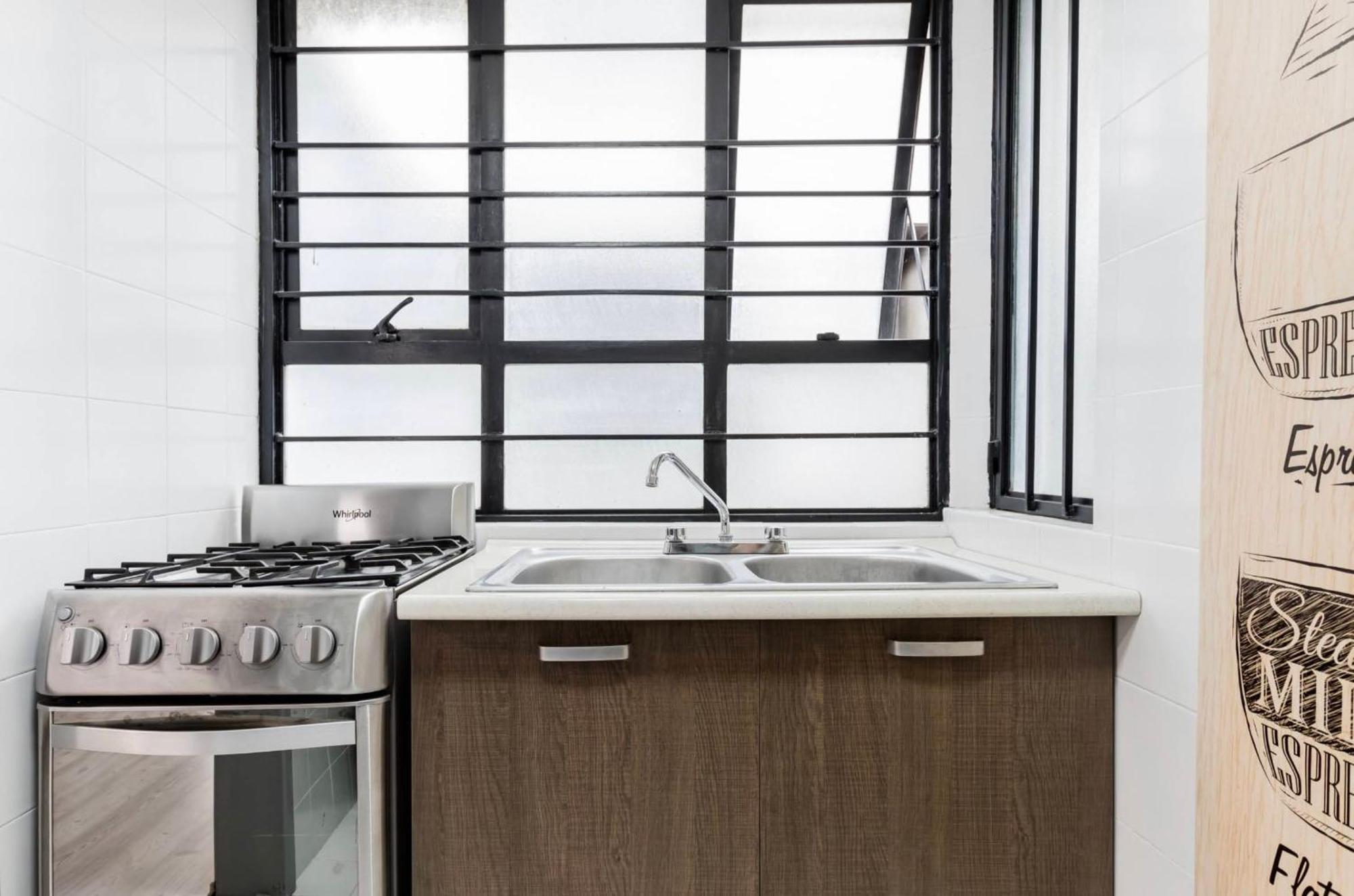 Cozy Roma Norte Flat - Parking- Wifi - Sleeps 6 Mexico City Ngoại thất bức ảnh