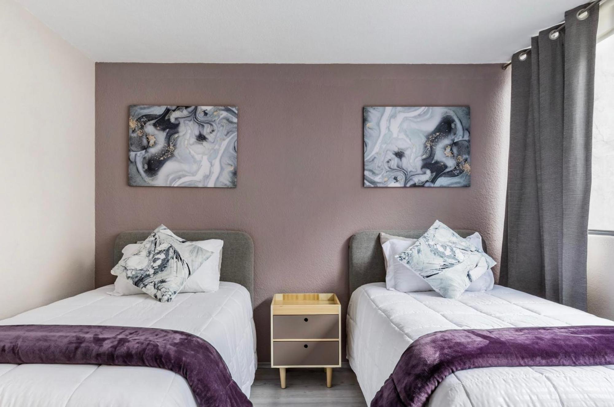 Cozy Roma Norte Flat - Parking- Wifi - Sleeps 6 Mexico City Ngoại thất bức ảnh